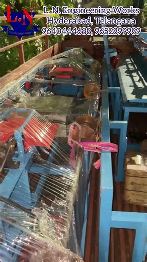 Fully Automatic Chain Link Machine loaded for delivery 🚚 #chainlinkfence #fence #madeinindia #jali