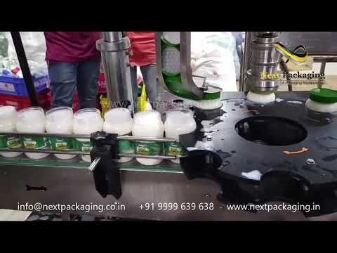 Automatic Screw Capping Machine with Automatic Cap Placement | Bottle Capping Machine