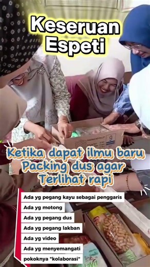 keseruan packing dus dg suara asli