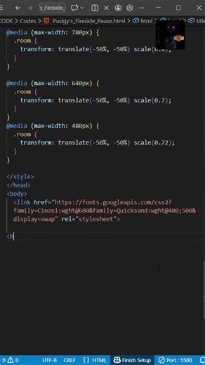 🚀 Pudgys Fireside Pause || HTML CSS JS ||#codewithpanther