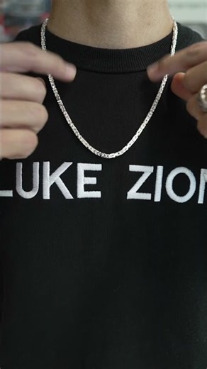 3mm Byzantine Chain 22 Inch Length for Men