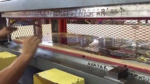 Our legendary Hannifin press, which has been in use for more than 65 years, and has touched EVERY Stern, Sega, Data East and Pinstar Game, not to mention, countless Gottlieb games, still in use today making KISS LE playfields. #SternPinball #History | Stern Pinball