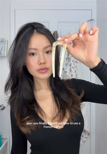 Mastering the French Hair Pin Technique