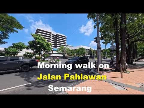 4K~ Profile of Jalan Pahlawan Semarang | Capital of Central Java