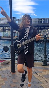 AC/DC - Touch Too Much (Demo version from Bonfire) live by Angus Young street performer! | No Bull Full video: https://www.youtube.com/watch?v=hoBeSSEGm50 #acdc #angusyoung #nobullband #NOBULL #rock #rocknroll #rockandroll #classicrock #metal #blues #hardrock #musician #music #guitar #streetperformer #busking @followers | No Bull
