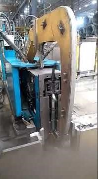 Testing Sund Birsta strapping machine in spooler line after maintenance 👌👌👌