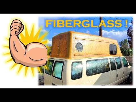 Making My Van Topper STRONG with Fiberglass