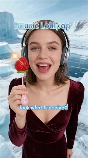 Experience the 4D Music Lollipop with Healthy Ingredients