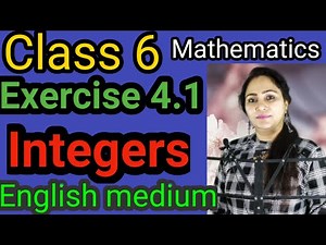 Class 6, Mathematics, Exercise 4.1, Integers, PSEB
