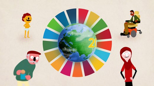 Malala introducing the The Worlds Largest Lesson