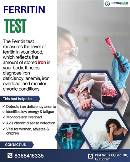 Ferritin Test Explained | Iron Deficiency & Anemia Detection | Blood Test Guide #bloodtest