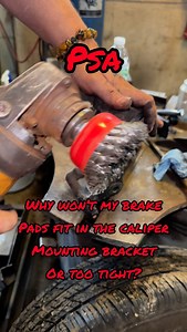 3.6K views · 1K reactions | Why brake pads won’t fit or are too tight? Common diyer/noob mistake, not cleaning rust off brake caliper mounting bracket Automotive products from videos found here https://www.amazon.com/shop/carlsgarage/list/33YEEBT7NUT9D?ref_=aipsflist | Carl's Garage | Facebook