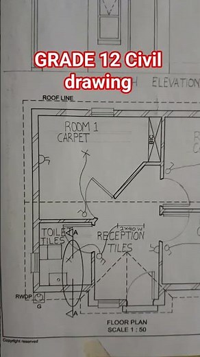EGD GRADE 12- Civil drawing #egd #sketch #diy #EGD #art