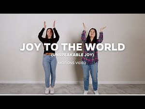 Joy to the World (Unspeakable Joy)- Chris Tomlin (Motions Video)