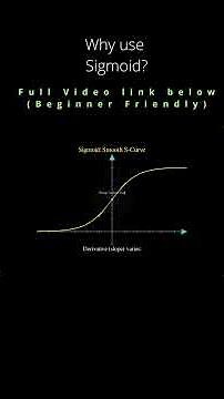 why use sigmoid