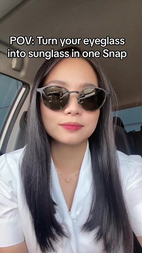 Transform Your Eyeglasses into Sunglasses with SNAP LENS