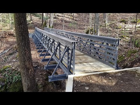 M•E•2 Fiberglass Pedestrian Bridge Overview