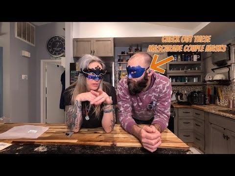 Review of Rhinestone Venetian Masquerade Masks for Couples