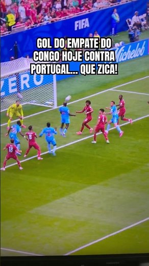 CONGO'S EQUALIZER AGAINST PORTUGAL TODAY!