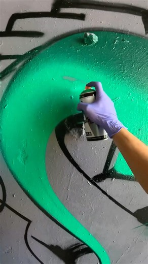 💧 Green & Orange COLOR COMBO Graffiti Letter In The TUNNEL 💧 [ Resaks ]