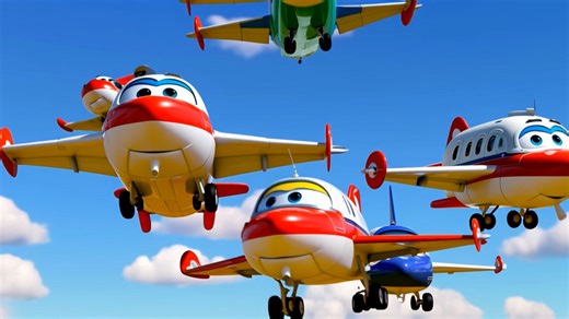 3D Cartoon Airplane Flying Through the Sky – Fun Animated Aircraft Video