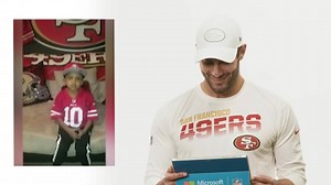 45K views · 3.1K reactions | The type of content you love to see ❤️ Jimmy G asked previous #49ers Wish recipients to create drawings for his #MyCauseMyCleats. This was his reaction to their messages  Shoe Palace x Make-A-Wish Greater Bay Area More at 49ers.com/cleats | San Francisco 49ers | Facebook