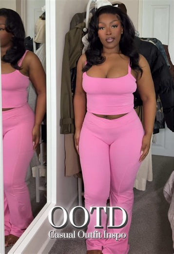 Spring OOTD 💕 Two piece: TikTok (size L) Cardigan: House of CB #springfashion #curvytiktok #superbrandweek #tiktokshop #casualoutfits