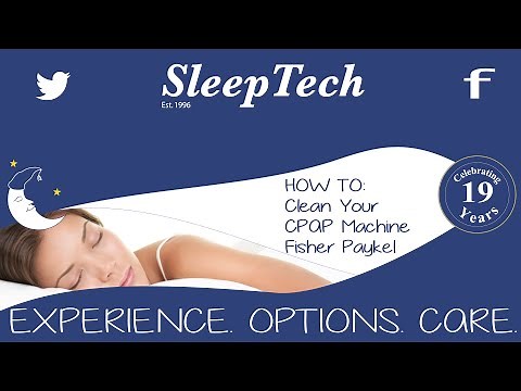 Fisher & Paykel - How to Clean your CPAP Machine