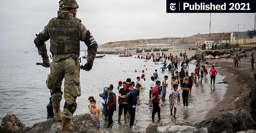Spain Sends Troops to African Enclave After Migrant Crossings Jump