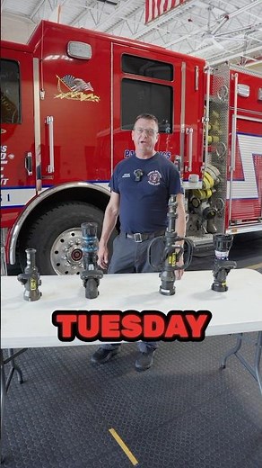 🚨Types of firefighting nozzles! #WhatsOnTheTruckTuesdays #firefighter #firerescue #fire #firetruck
