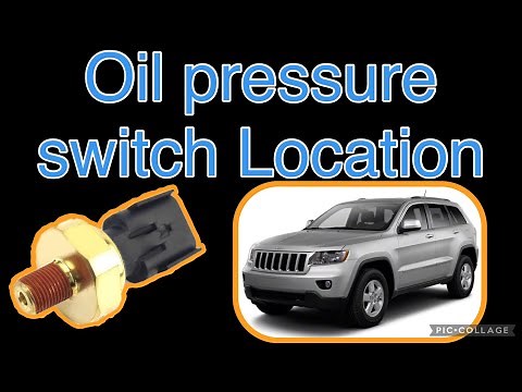 Oil pressure switch location on a 2012 Jeep Grand Cherokee 5.7L