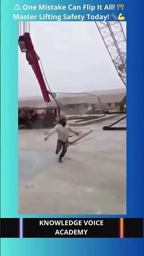 🚨 Extreme Caution Lifting and Rigging Safety Tips 🚧#construction #safetyfirst #workplacesafety