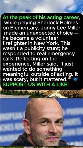 “Sherlock Actor Who Became a Real-Life Firefighter 🚒🔥”