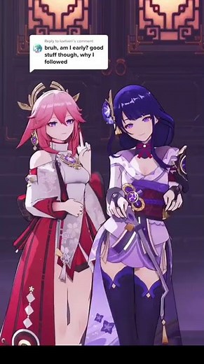 Hot Yae Miko and Raiden Shogun Dancing