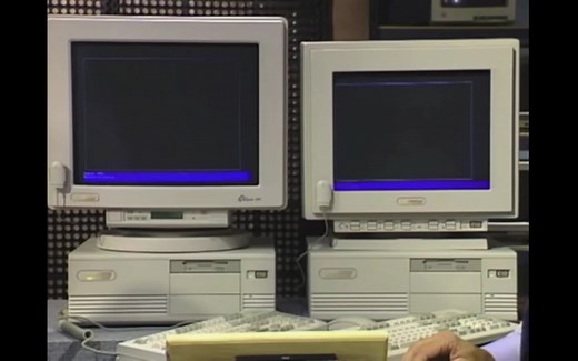 【搬运】1993年，奔腾初代电脑 VS 486电脑！