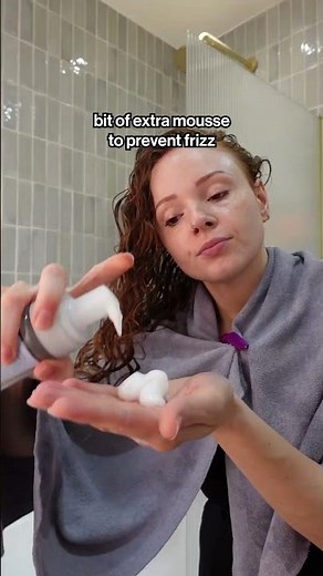 My full air dry routine for curly hair ➰ #summercurls #wavycurlyhair #longcurlyhair