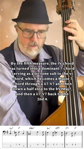 Jazz Bass Lines With Tabs: Harmony On A Holiday Classic On The Christmas Song By Nat King Cole
