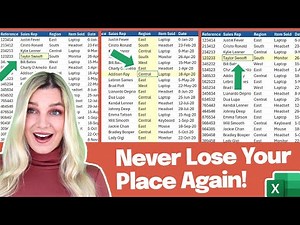 Excel Secrets PROS Use to Highlight Active Cell, Row & Column