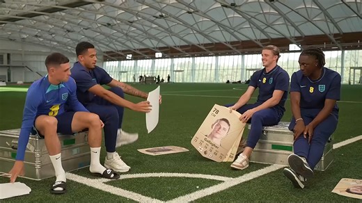 When England players have found out their EA FC ratings from down the years 🤣 | England football team