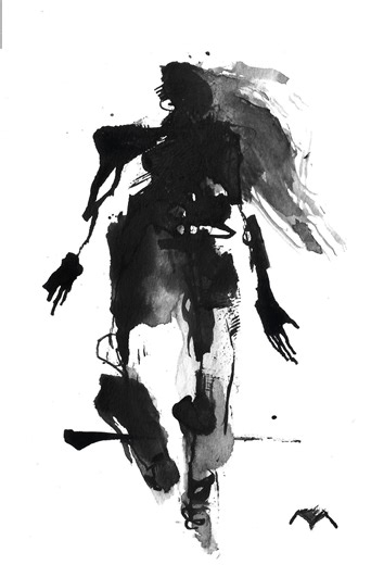 Sumi Ink Expressive Brush and Line Drawing Original Signed Artwork - Etsy