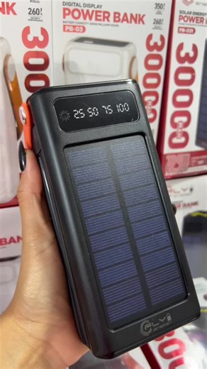 Power Bank Solar de 30.000 mAAh: Potencia y Versatilidad