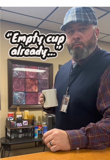 Empty cup before the day really starts 😅 What’s your go-to pick-me-up on early route mornings? Mine: OJ Reign ⚠️ Don’t judge… or do 😂 #S#SchoolBusLifeB#BusDriverLifeT#TransportationDirectorM#MorningRoutesBusDriverCoffee