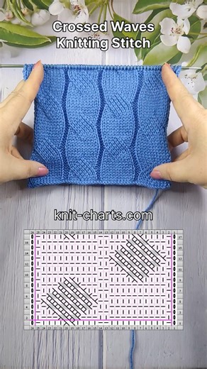 140K views · 1.5K reactions | Crossed Waves Knitting Stitch #knittingstitch #crossedwaves #knittingpattern #handmade #DIYknitting | Free Knitting Patterns | Facebook