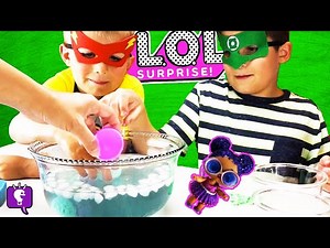 LOL COLOR CHANGE FIZZYS! Surprise Eggs with Hero HobbyKids - Videos For Kids
