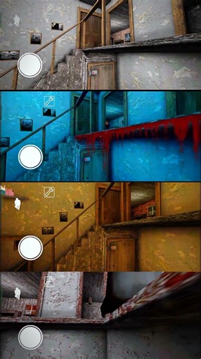 Granny All Modes Comparison 😱 | Default vs Halloween vs Christmas vs Nightmare | #granny #shorts