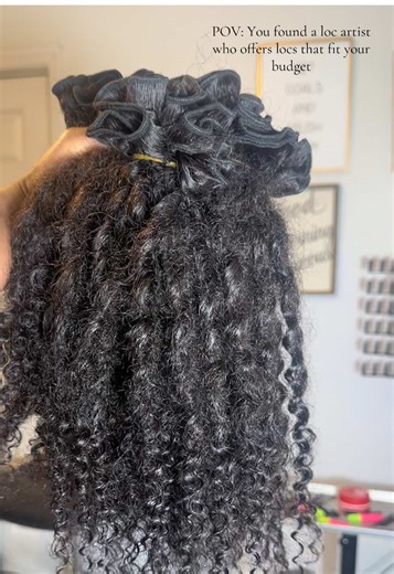 Human hair loc extensions vs synthetic loc extensions. Handmade every time! Either way, I’ve got you! #locextensions #humanhairlocextensions #locs #permanentlocsextensions