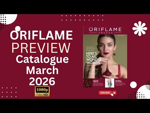 Oriflame Preview Catalogue March 2026 | March Catalogue