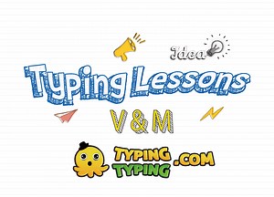 Typing Lessons: V, M and Space Keys