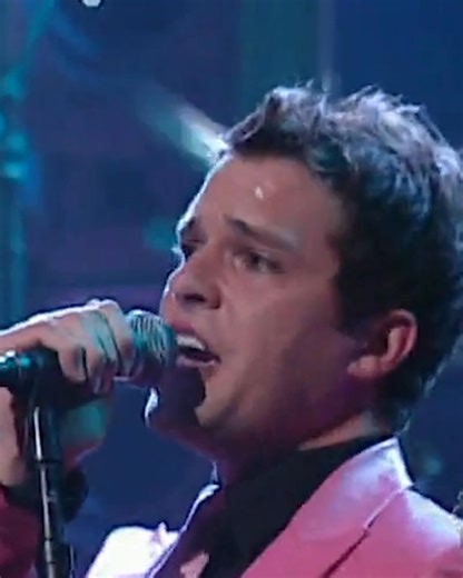 The Killers formed in Las Vegas, but they broke through in the U.K. before they made it in the U.S. "We were rejected by all the major labels in America," frontman Brandon Flowers said in a chat with fans for The Guardian. "It wasn't until we got positive reviews in the U.K. that it turned around for us in our country. That changed our life." In 2002, The Killers passed out a demo of "Mr. Brightside" at their live shows, leading to British indie label Lizard King signing the band and releasing i