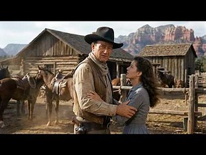 John Wayne | Classic Western Romance Movie | A Kind Woman Changes a Ruthless Gunman | Full Movie